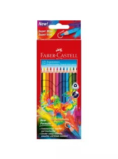   Színes ceruza készlet háromszögletű papagáj Faber-Castell  12klf. szín