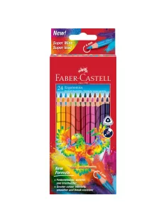   Színes ceruza készlet háromszögletű papagáj Faber-Castell  24klf. szín