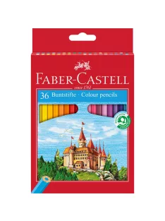   Színes ceruza készlet hatszögletű kastélyos Faber-Castell  36klf. szín