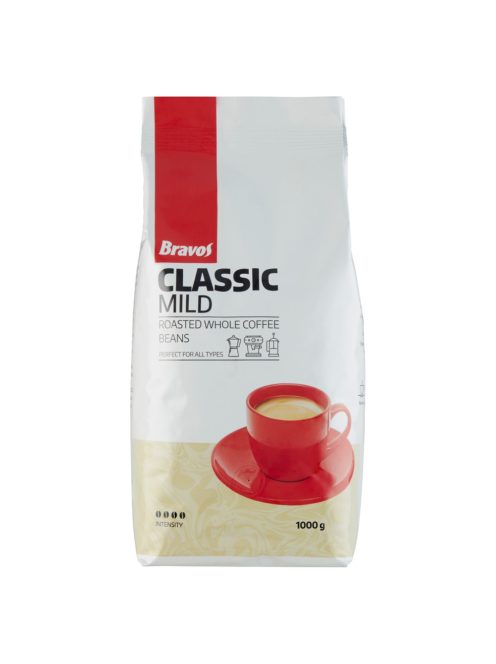 Kávé szemes, 1000g, Bravos Classic Mild 