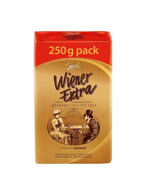 Kávé őrölt, 250g, Gala Wiener E x tra 