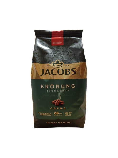 Kávé szemes, 1000g, Jacobs Krönung, Crema 