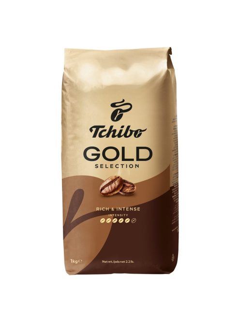 Kávé szemes, 1000g, Tchibo Gold Selection 
