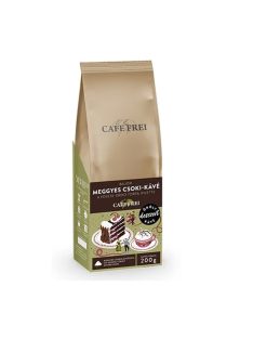   Kávé őrölt, 200g, Cafe Frei bajor meggyes csoki fekete-erdő torta