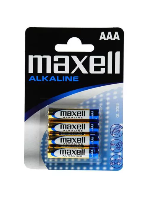 Elem AAA mikro LR03 alkaline 4 db/csomag, Maxell