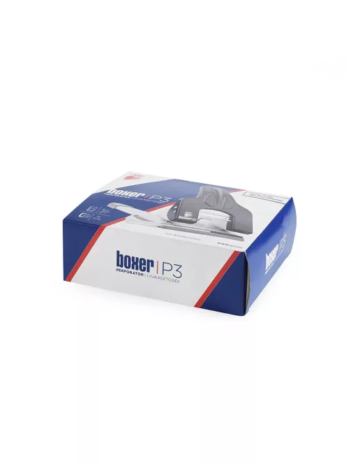 Lyukasztó 45lap, Boxer P3 fekete