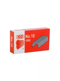 Tűzőkapocs NO.10 piros dobozos Ico