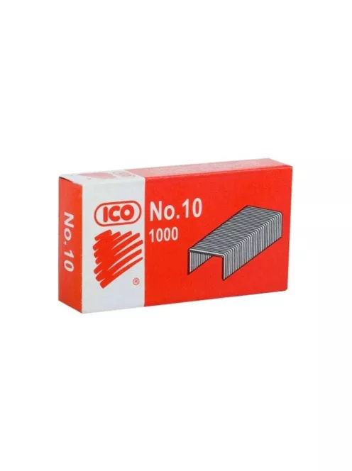 Tűzőkapocs NO.10 piros dobozos Ico