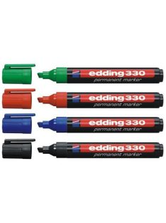 Permanent marker 1-5mm vágott EDDING 330 piros 
