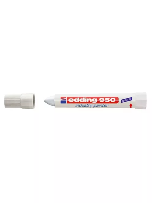 Alkoholos jelölő marker 10mm, kúpos Edding 950 fehér