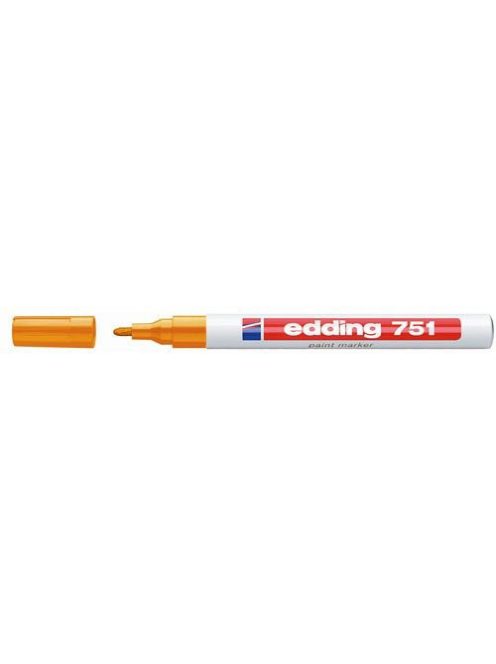 Lakkmarker 1-2mm, kerek Edding 751 narancs