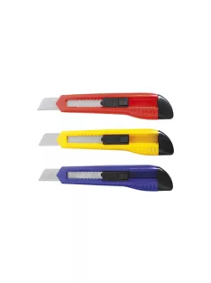 Barkácskés 18mm, nagy műanyag testű Fornax