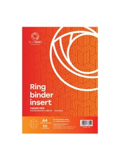 Gyűrűskönyv betét A4, 50lap Bluering® kockás