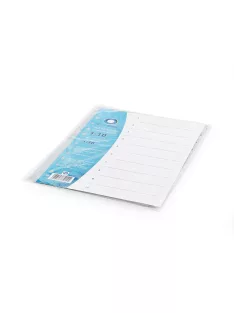 Regiszter műanyag 1-10 Bluering® szürke