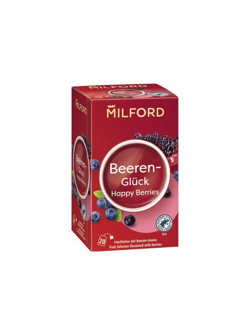 Fekete tea 20x2,5 g Milford, BEERENGLÜCK bogyósgyümölcs