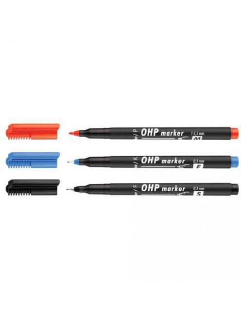 Permanent marker OHP F ICO kék 10db/dob 