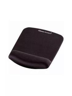   Egérpad csuklótámasszal, habtöltésű, Fellowes® PlushTouch, fekete