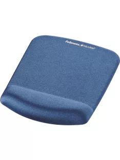   Egérpad csuklótámasszal, habtöltésű, Fellowes® PlushTouch, kék