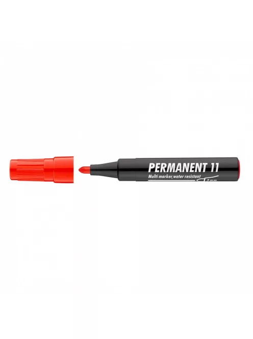 Alkoholos marker 3mm, kerek Ico 11 piros