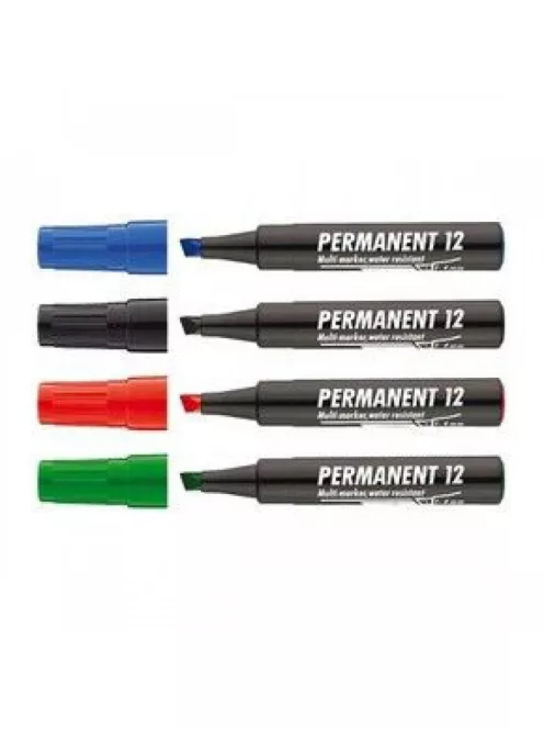 Alkoholos marker 1-4mm, vágott Ico 12 piros