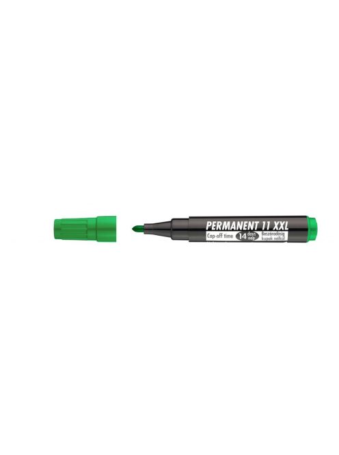 Permanent marker 3mm kerek ICO 11XXL zöld 