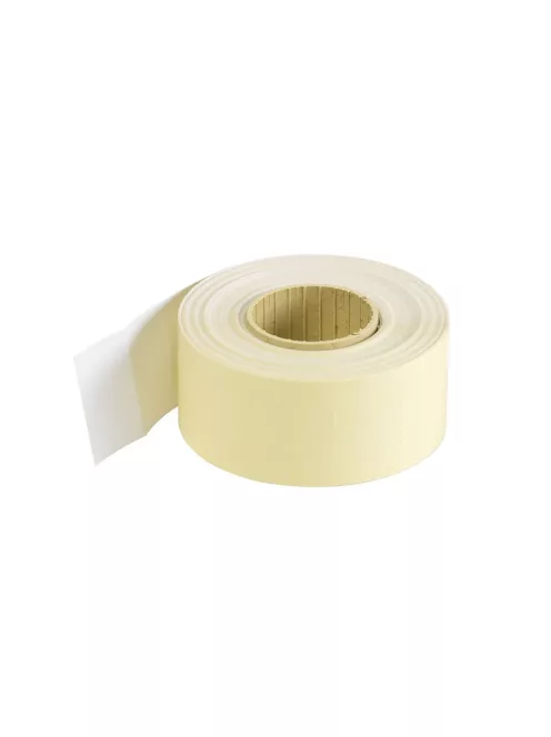 Árazószalag 26x16mm, stancolt szögletes 10 tekercs/csomag, fehér