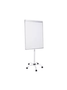   Flipchart tábla mobil 70x100cm, mágneses alukeretes 5 görgős, Bluering®
