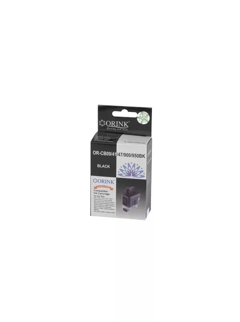 Brother CB09/CB41/CB47/LC900/LC950 tintapatron black ORINK