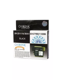 Brother CB11/LC980/LC985/LC1100XL tintapatron black ORINK