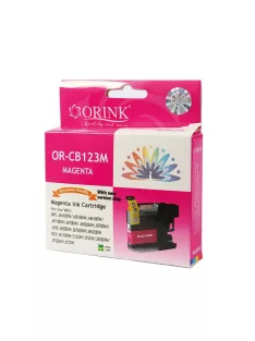 Brother LC123 tintapatron magenta ORINK