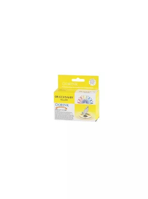 Canon BCI3/BCI5/BCI6/BCI8 tintapatron yellow ORINK
