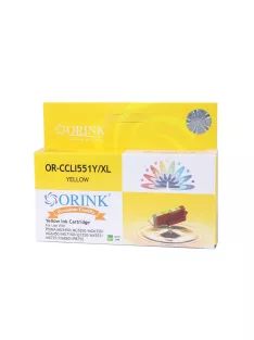 Canon CLI551XL tintapatron yellow ORINK