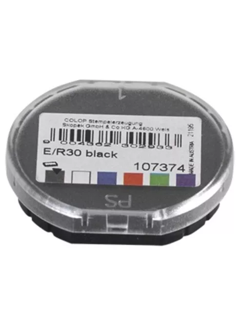 Bélyegző cserepárna, E/R30 Colop fekete