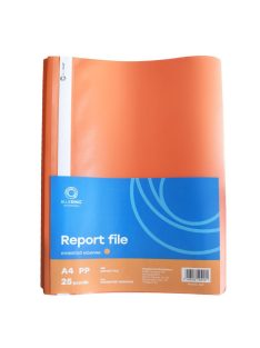 Gyorsfűző műanyag A4, PP Bluering® narancs