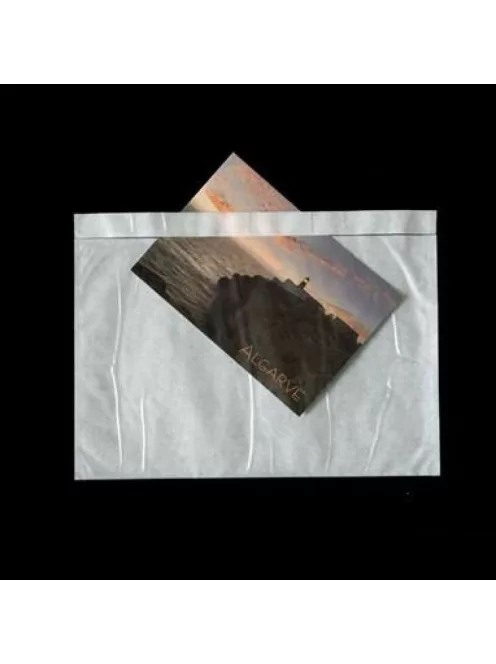 Dokufix csomagkísérő tasak öntapadó LC/6 szilikon záródású 175x115mm, 1000 db/doboz