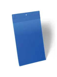   Mágneses dokumentum tároló zseb A4, álló, 10 db/csomag, Durable Neodym, kék