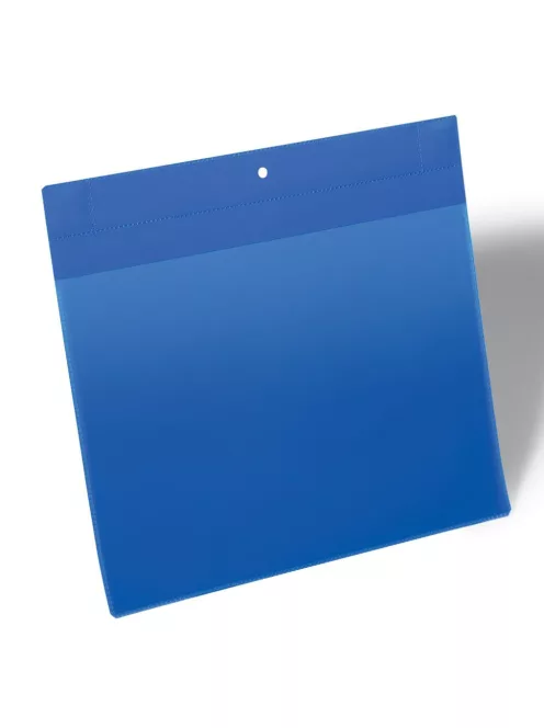 Mágneses dokumentum tároló zseb A4, fekvő, 10 db/csomag, Durable Neodym kék