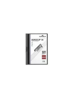 Klip mappa 30lap Durable Duraclip®, antracit