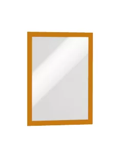   Infókeret A4, XXL csomag, 10 db/doboz, Durable Duraframe® narancssárga