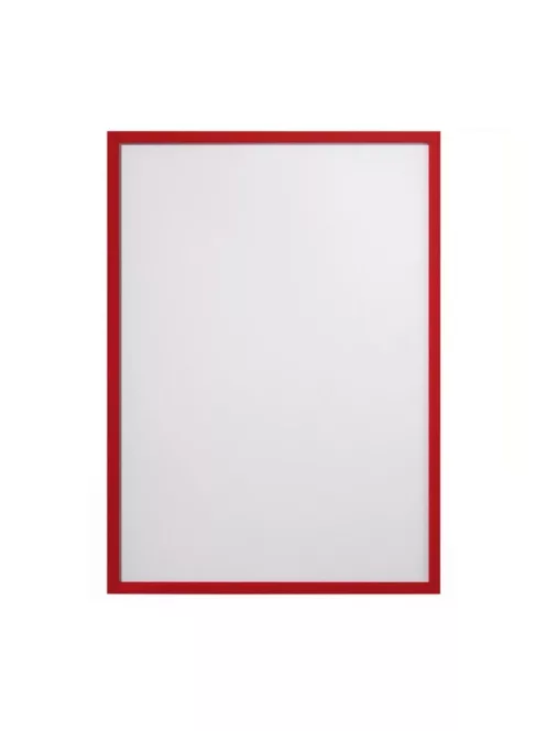 Infókeret A3, XXL csomag, 6 db/csomag, Durable Duraframe® piros