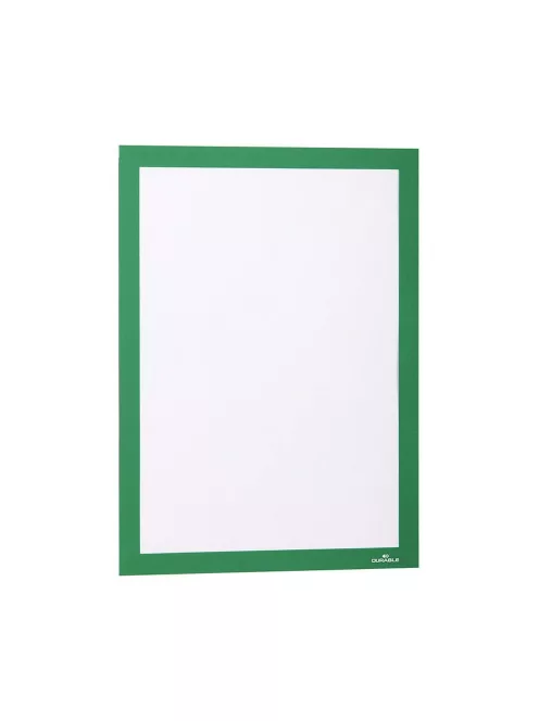 Infókeret A3, XXL csomag, 6 db/csomag, Durable Duraframe® zöld