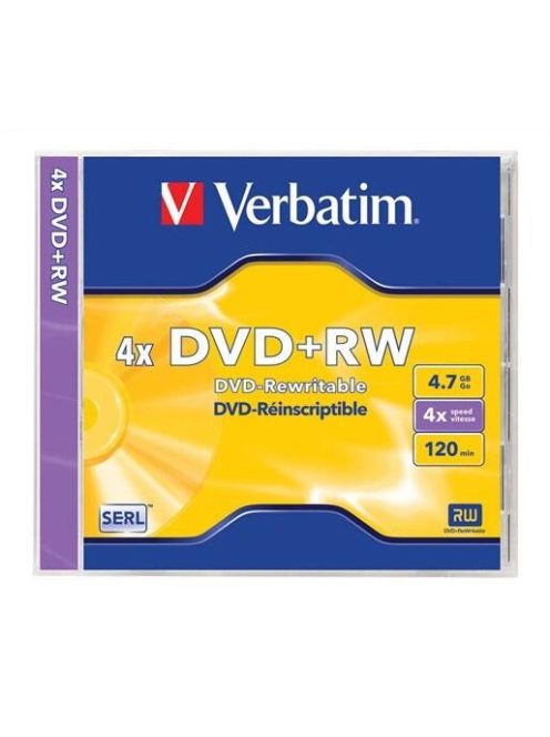 VERBATIM DVD-RW 4,7GB 4X NORMÁL TOK