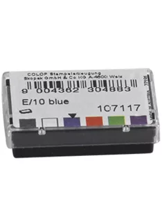 Bélyegző cserepárna, E/10 Colop kék