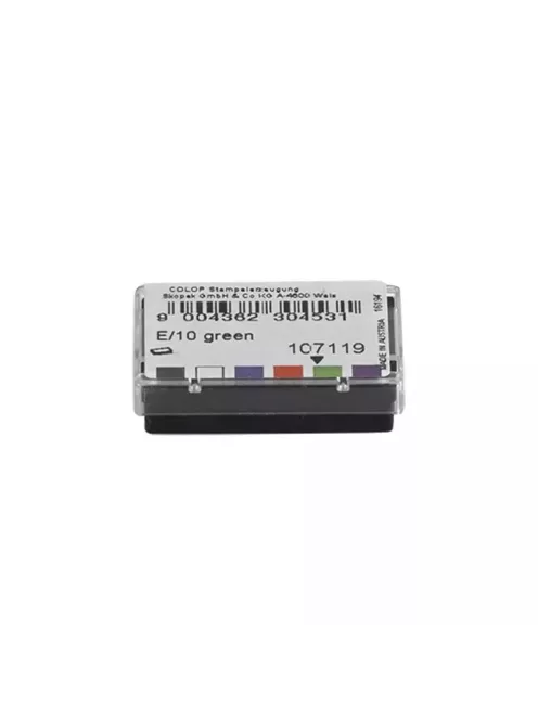 Bélyegző cserepárna, E/10 Colop zöld