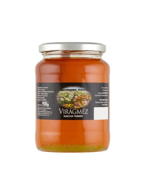 Virágméz üveges 900g