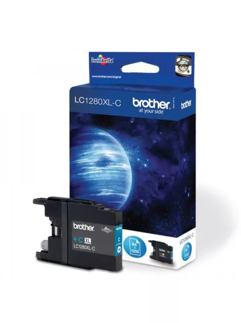 Brother LC12/LC1220/LC1240/LC1280XL tintapatron cyan ECO