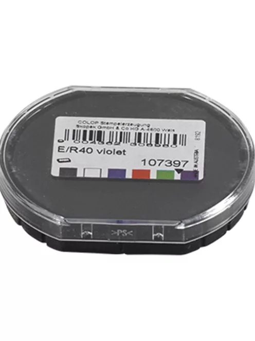 Bélyegző cserepárna, E/R40 Colop lila