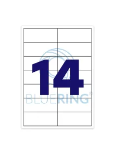 Etikett címke, 99,1x38,1mm, 100 lap, 14 címke/lap