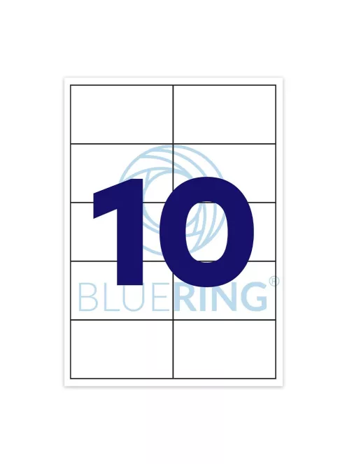 Etikett címke, 99,1x57mm, 100 lap, 10 címke/lap