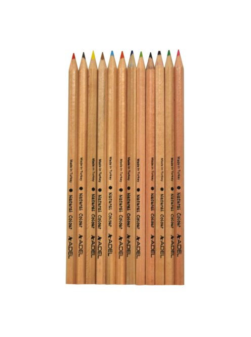 Ceruza színes Adel 12-es natúr